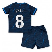 Chelsea Enzo Fernandez #8 Replica Away Minikit 2023-24 Short Sleeve (+ pants)